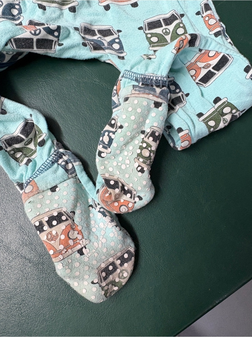 Kickee Pants VW Bus pajamas 6-9 months - Picture 4 of 4